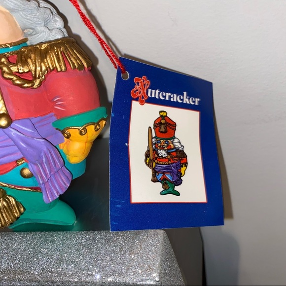 1991 Department 56 Nutcracker Ornament Hand Painted w/ Tags VGC HTF VTG - Picture 3 of 11